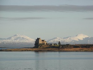 Duart Castle in Winter. Courtesy Dr Sue Reed